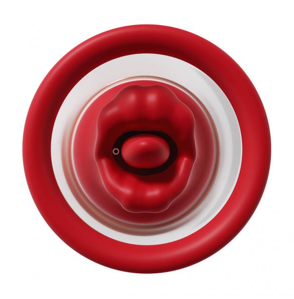 MizzZee - MouthLure Licking Vibrating Breast Cup (Chargeable - Red) MizzZee - MouthLure Licking Vibrating Breast Cup (Chargeable - Red)